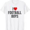 I Heart Football Boys Tee Shirt