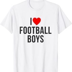 I Heart Football Boys Tee Shirt