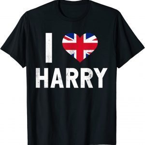 I Love Harry Cool Named Personalized Heart 2022 Shirt