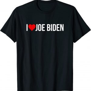 I Love Joe Biden Heart – Pro President Joe Biden 2023 Shirt