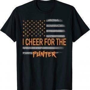 I cheer For The Punter Retro Flag American Fan Football 2023 Shirt
