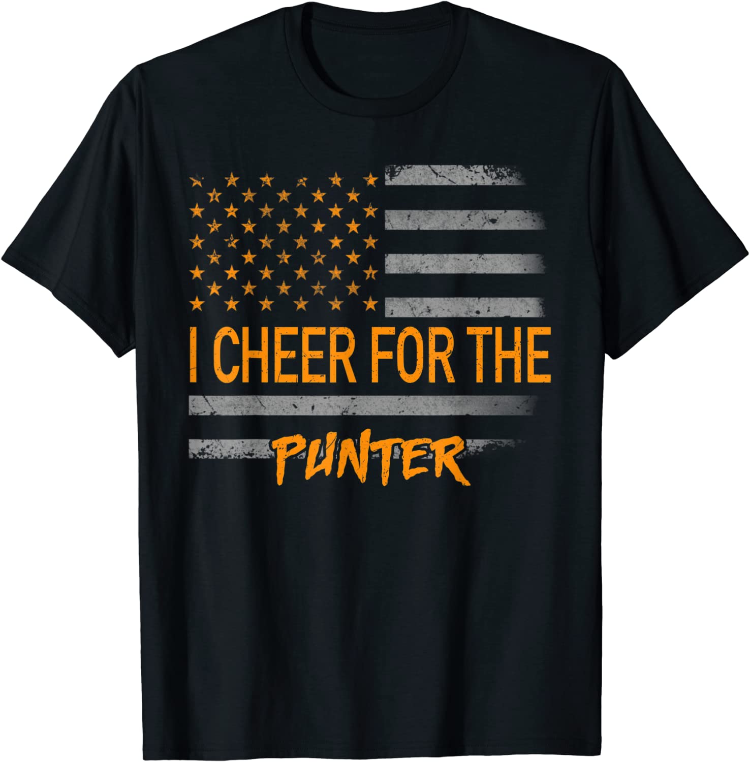 I cheer For The Punter Retro Flag American Fan Football 2023 Shirt