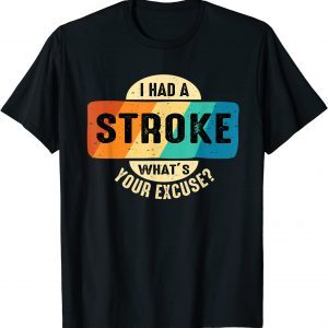 I had a stroke what's your excuse T-Shirt