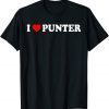 I love Punter , Heart Punter, cheer For The Punter 2023 Shirt