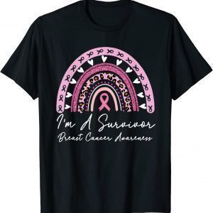 I'm A Survivor Breast Cancer Warrior Cute Pink Ribbon T-Shirt