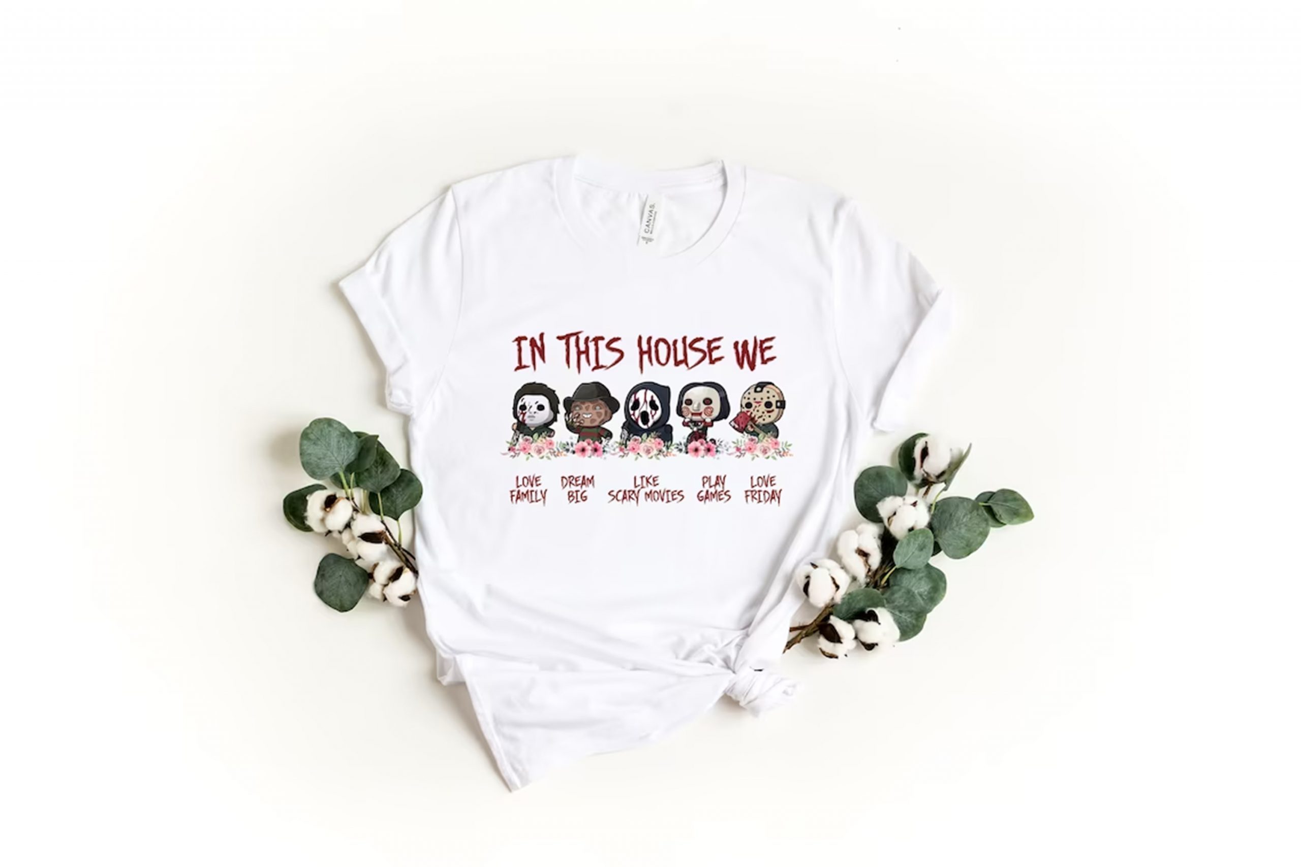 In This House We Halloween Scary Movie Classic Shirt