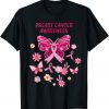 In october We Wear Pink Butterfly Breast Cancer Awar Classic Shirt