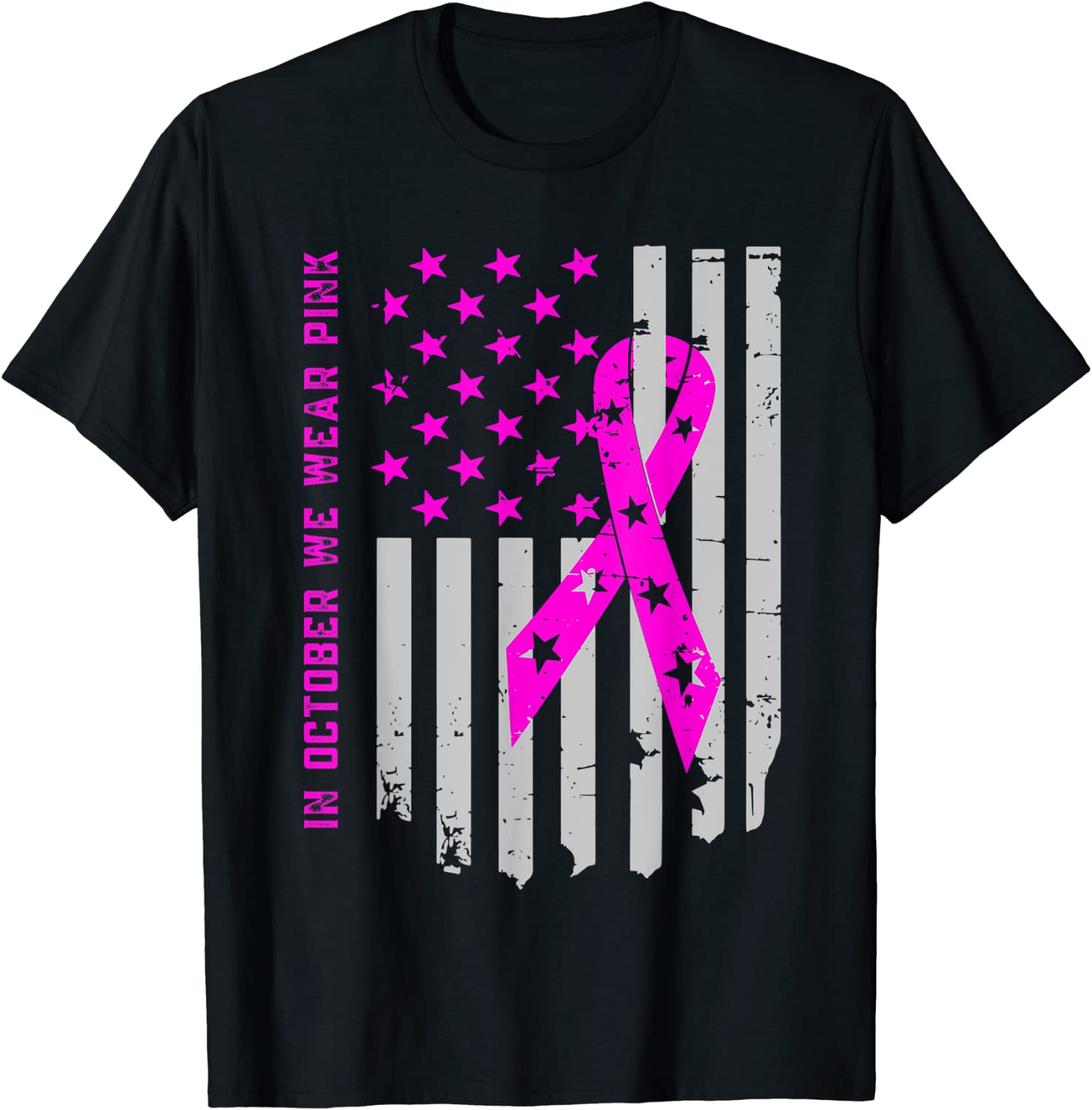 In October We Wear Pink Making Strides Against Breast Cancer 2022 Shirt 2663