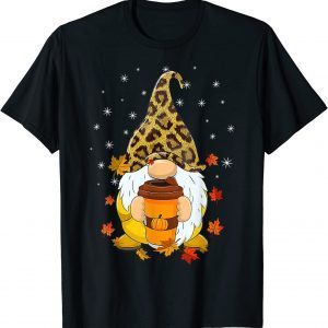 It's Fall Y'all Gnome Pumpkin Spice Latte Happy Thanksgiving 2023 Shirt