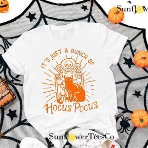 It's Just A Bunch Of Hocus Pocus Halloween Cat 2023 Shirt