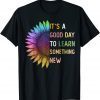 It's a good day to learn something new Retro groovy teacher 2023 Shirt