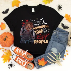 It's the Most Wonderful Time To Kill People Chucky Halloween Classic Shirt