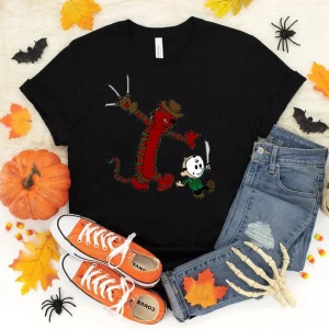 Jason Voorhees & Freddy Krueger halloween 2023 Shirt