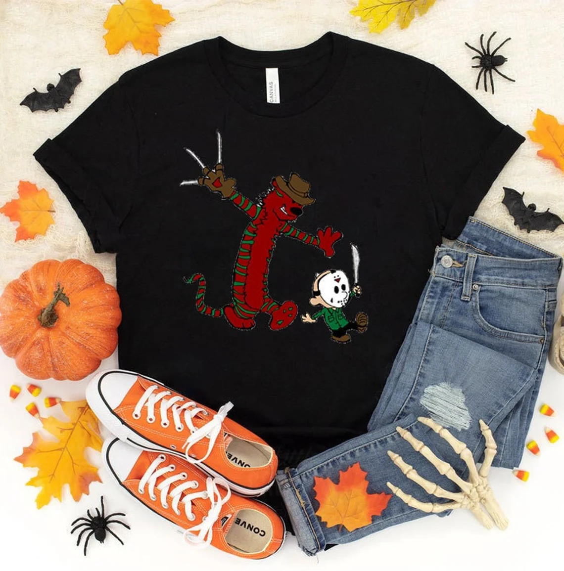 Jason Voorhees & Freddy Krueger halloween 2023 Shirt