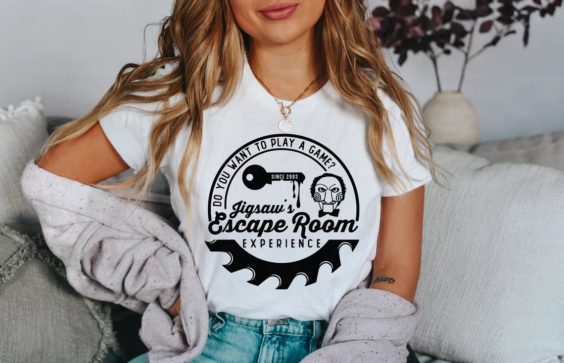 Jigsaw's Escape Room Halloween 2023 Shirt