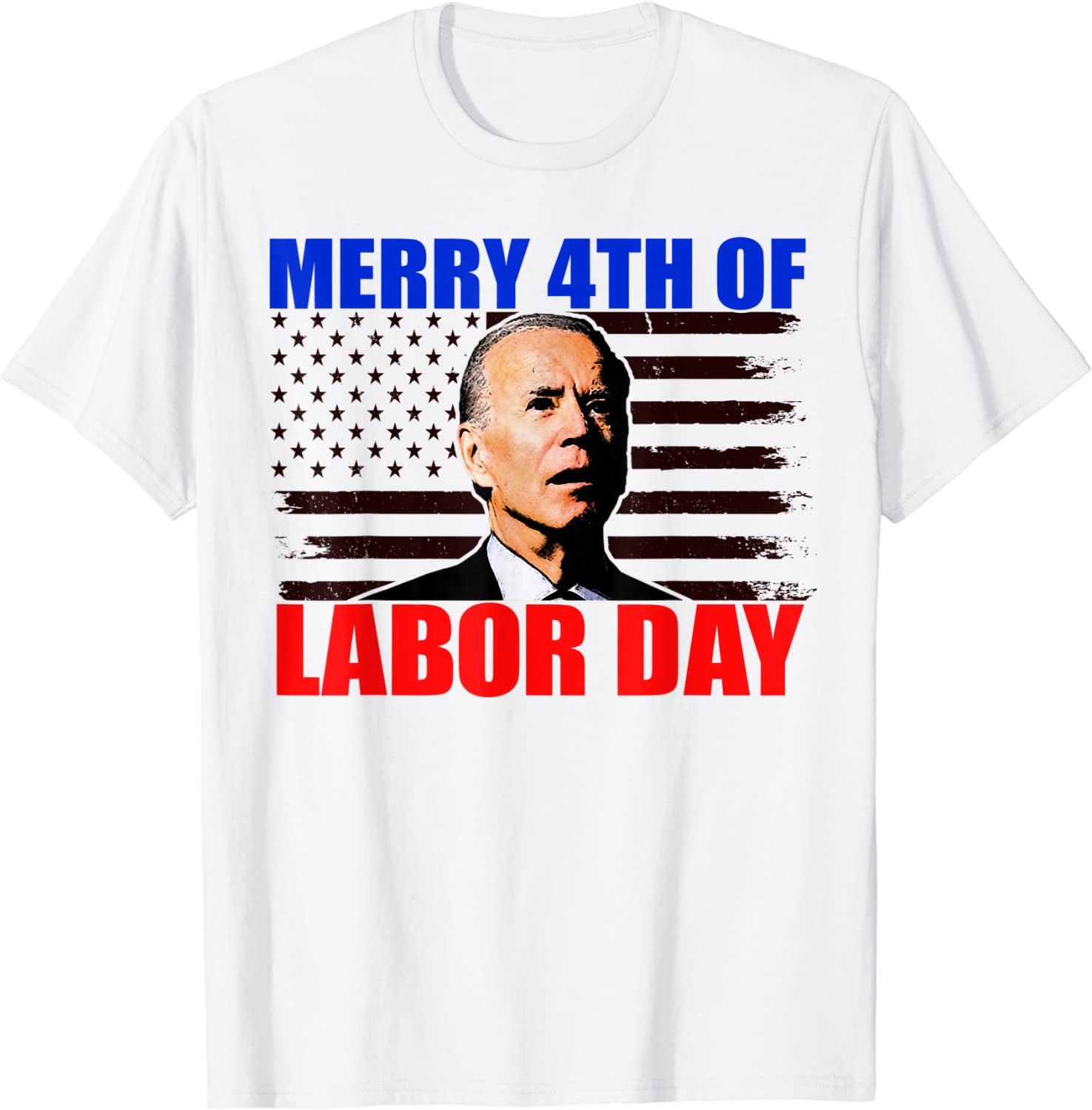 Joe Biden Merry 4th Of Labor Day 4th of July 2023 Shirt