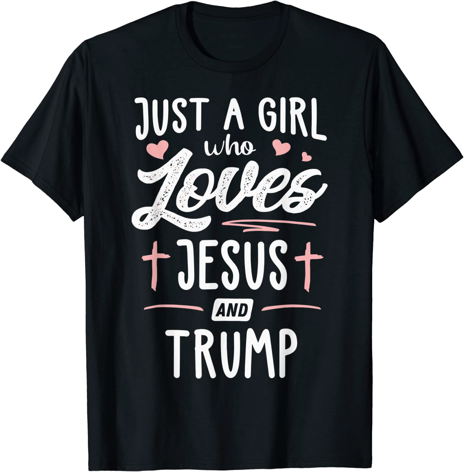 Just A Girl Who Loves Jesus And Trump 2024 Election Classic Shirt