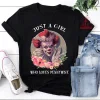 Just A Girl Who Loves Pennywise Horror Movie Halloween 2023 Shirt