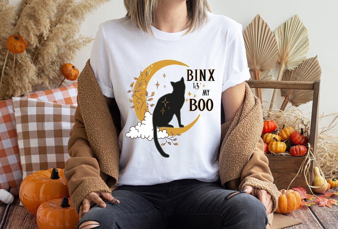 Just a bunch of Hocus Pocus Black Cat Binx is my Boo 2023 Shirt Just a bunch of Hocus Pocus Black Cat Binx is my Boo 2023 Shirt