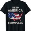 Keep America Trumpless 2024 Usa Flag - Donald Trump Classic Shirt