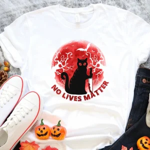 Kill 'In It Cat Scary No Lives Matter Shirt Halloween Cat 2023 Shirt