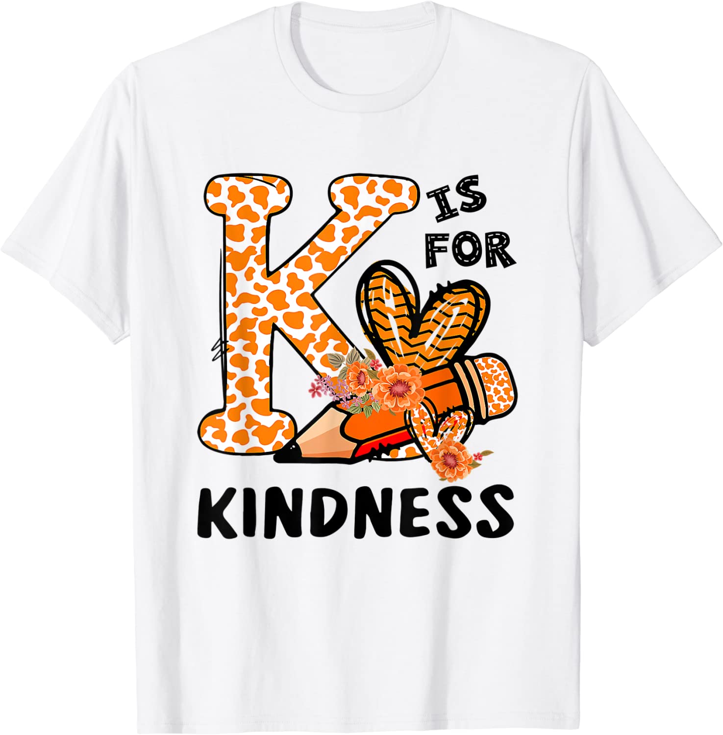 Kindness Unity Day Orange No Bullying Teachers T-Shirt
