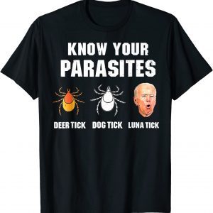 Know Your Parasites Anti Joe Biden 2024 Limited Shirt
