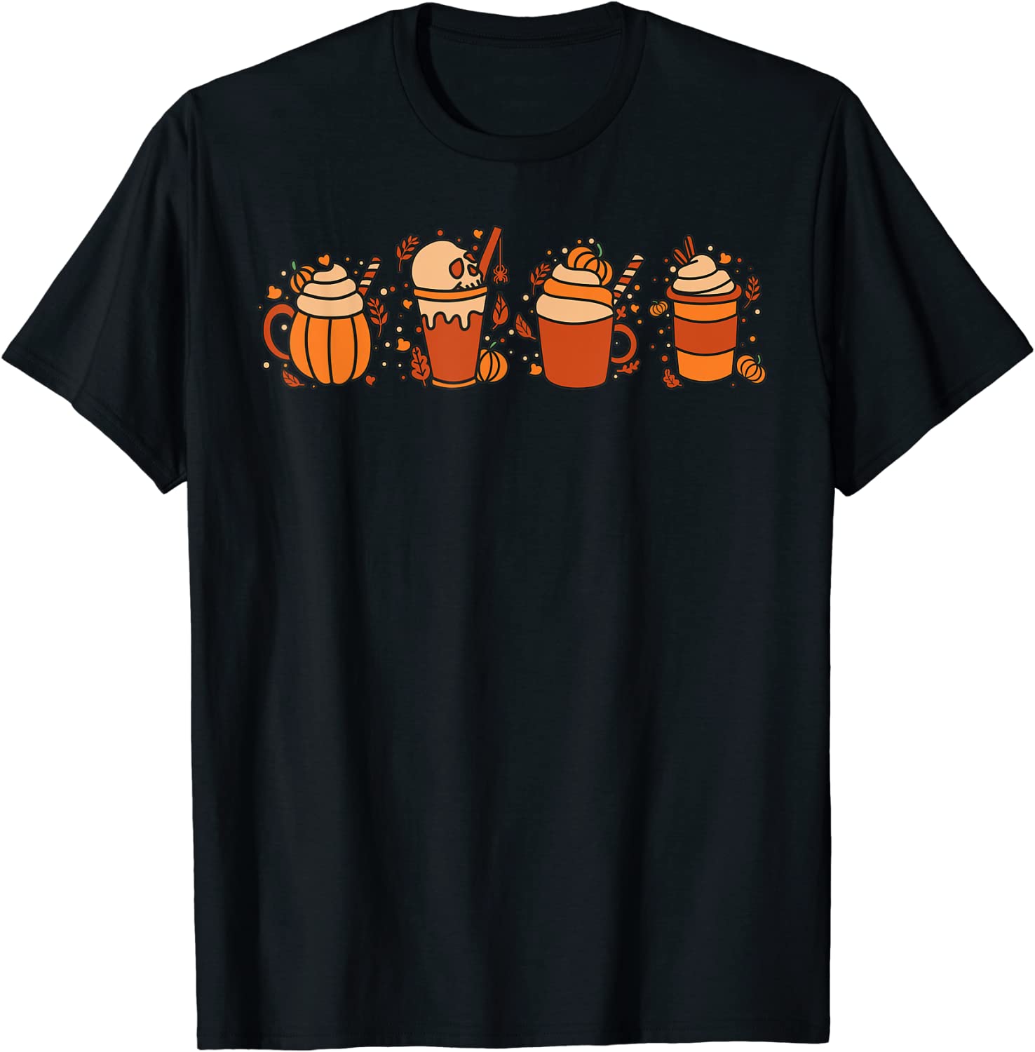 Latte Fall Coffee Pumpkin Spice Autumn Season Thanksgiving 2023 Shirt