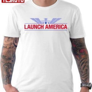 Launch America Nasa Spacex Logo 2022 Shirt