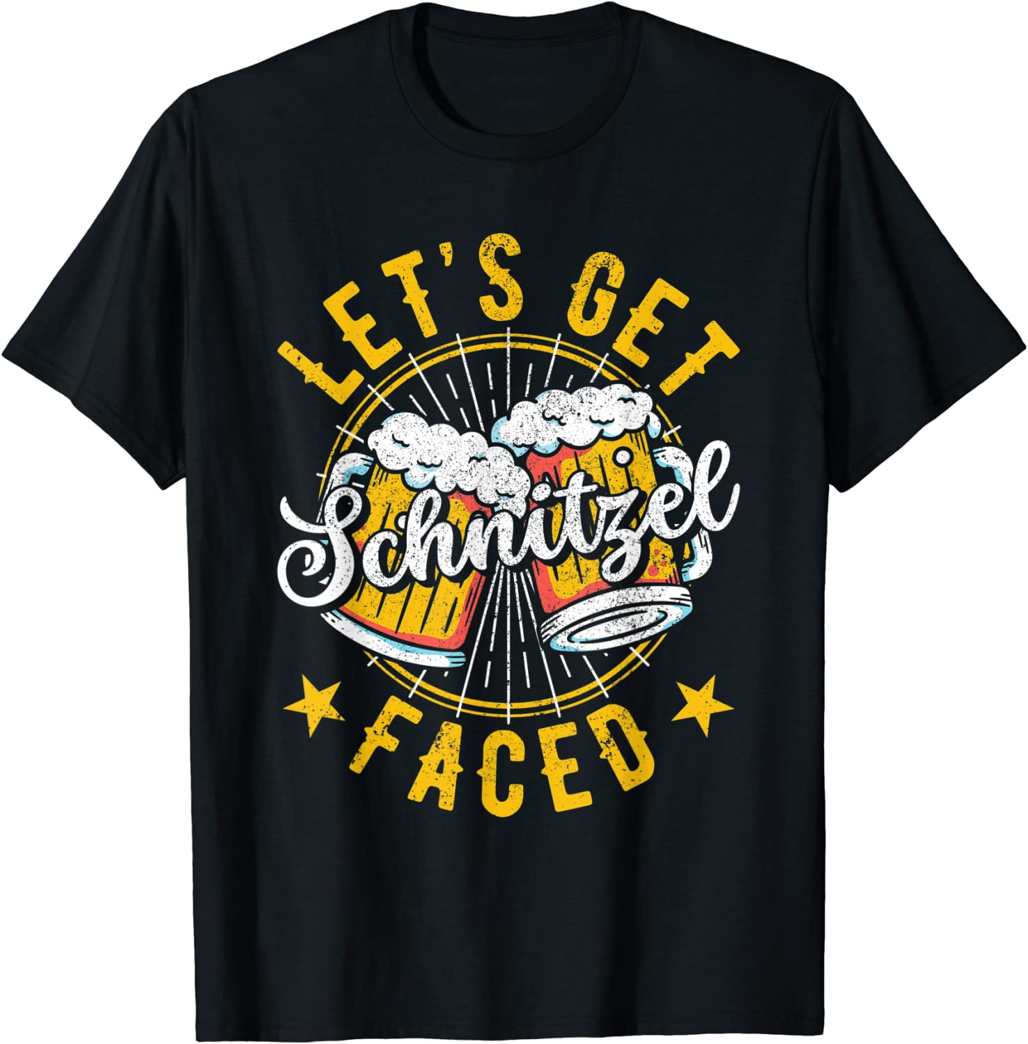 Let's Get Schnitzel Faced Oktoberfest German Design 2022 Shirt