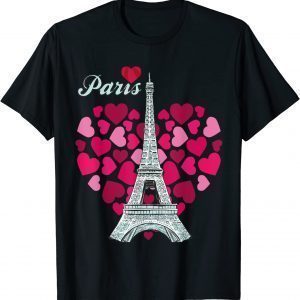 Love Paris Heart Eiffel Tower Souvenir France French Love Classic Shirt