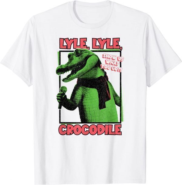 Lyle, Lyle, Crocodile Pink and Green Singing 2022 Shirt