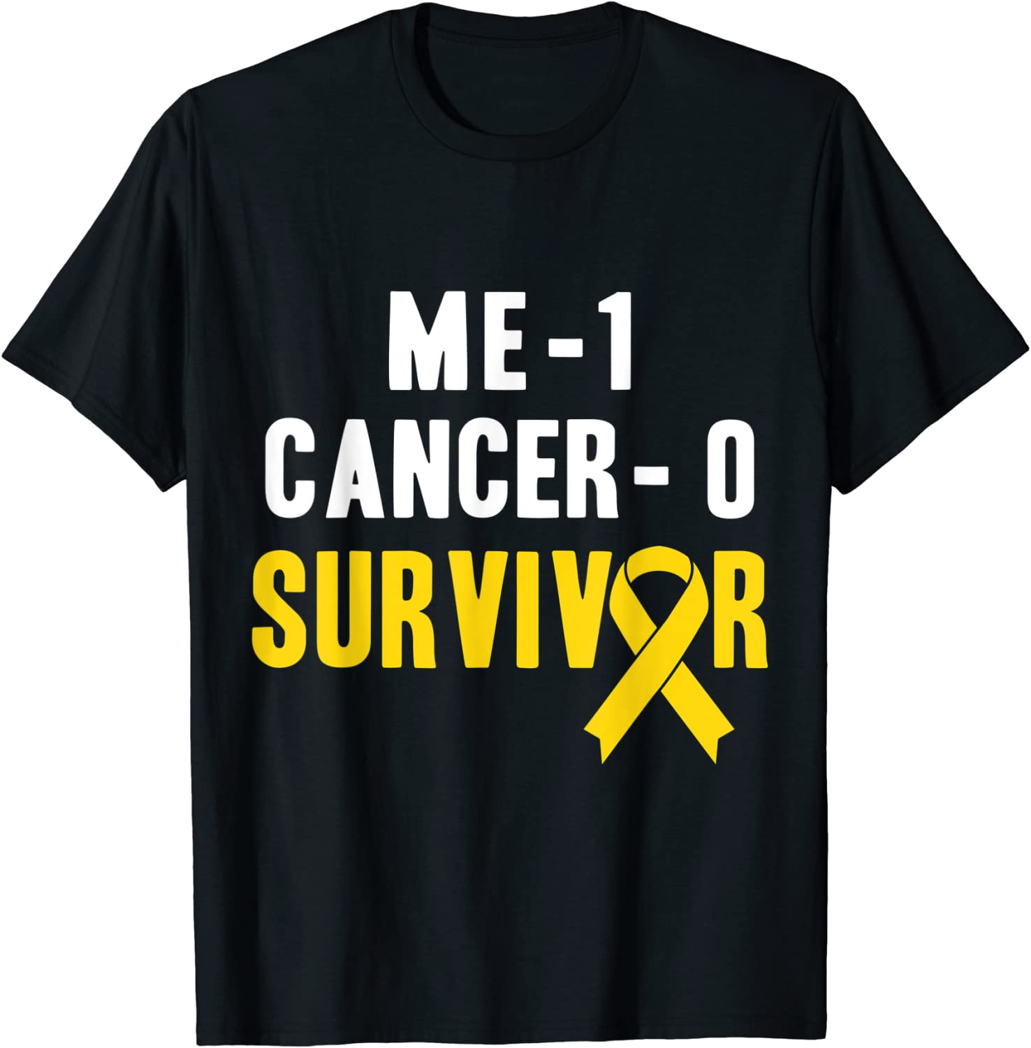 Me 1 Cancer 0 - Childhood Cancer Survivor 2023 Shirt - Teeducks