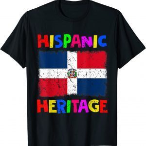 National Hispanic Heritage Month Dominican Republic Flag 2022 Shirt