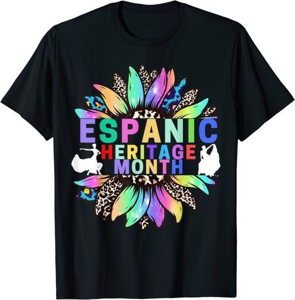 National Hispanic Heritage Month Latin Colorful Sunflower 2023 Shirt