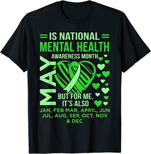 National Mental Health Awareness Month Supporter Graphic Classic Shirt