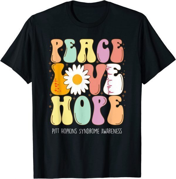 Peace Love Hope Pitt Hopkins Syndrome PHS Awareness T-Shirt