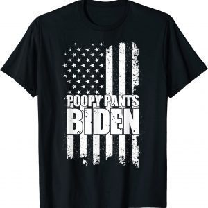 Poopy Pants Biden, Anti Biden Support Trump 2024 Election Classic Shirt