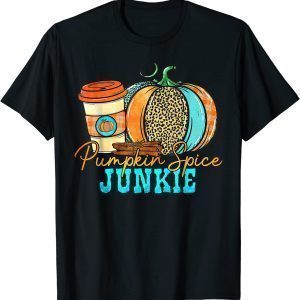 Pumpkin Spice Junkie Pumpkin Spice Latte Leopard Pumpkin Classic Shirt