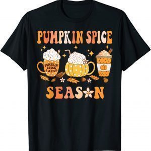 Pumpkin Spice Season Autumn Fall Vibes Pumpkin Spice Coffee 2023 Shirt
