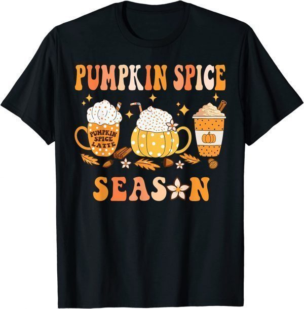 Pumpkin Spice Season Autumn Fall Vibes Pumpkin Spice Coffee 2023 Shirt