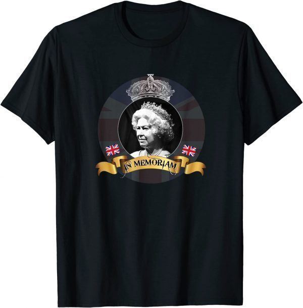 Queen Elizabeth II Memoriam Union Jack RIP UK Royalist 2023 Shirt