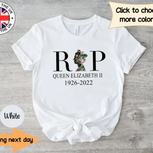 RIP Queen Elizabeth ll 1926-2022 Rest In Peace Majesty The Queen Tee Shirt