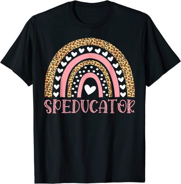 SPED teacher, speducator heart, speducator rainbow Classic Shirt