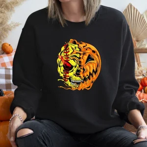 Softball Player Halloween Pumpkin Skeleton 2022 Shirt