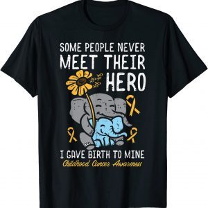 Some People Never Meet Their Hero Childhood Cancer Awareness 2023 Shirt