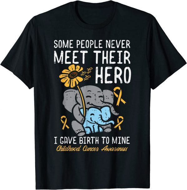 Some People Never Meet Their Hero Childhood Cancer Awareness 2023 Shirt