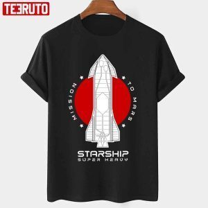 Starship Sn24 Mission To Mars Space Rocket Launch 2022 Shirt