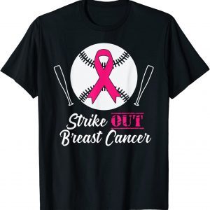 Strike Out Breast Cancer Pink Cancer Awareness Month 2022 Shirt