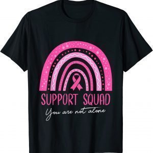 Support Squad Pink Warrior Breast Cancer Awareness 2023 Shirt